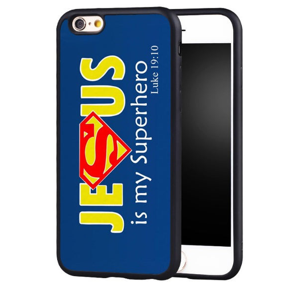 Jesus Is My Superhero iPhone Case