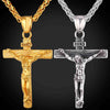 Vintage Jesus Piece Pendant Necklace