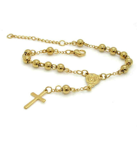 Quality Cross Bead Bracelet